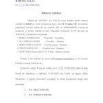 Proces verbal final - licitatie vanzare 842,05 mc lemn pe picior