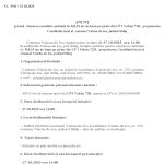 Anunț privind vânzarea prin licitație a cantității de 565,93 mc de lemn de picior din UP I Valcău 72H
