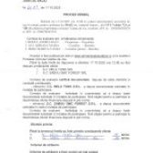 Proces verbal de evaluare oferte servicii de tras în rampă – 316,02 mc material lemnos destinat vânzării către populație