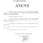 Anunt perioada depunere cereri pentru acordarea materialului lemnos